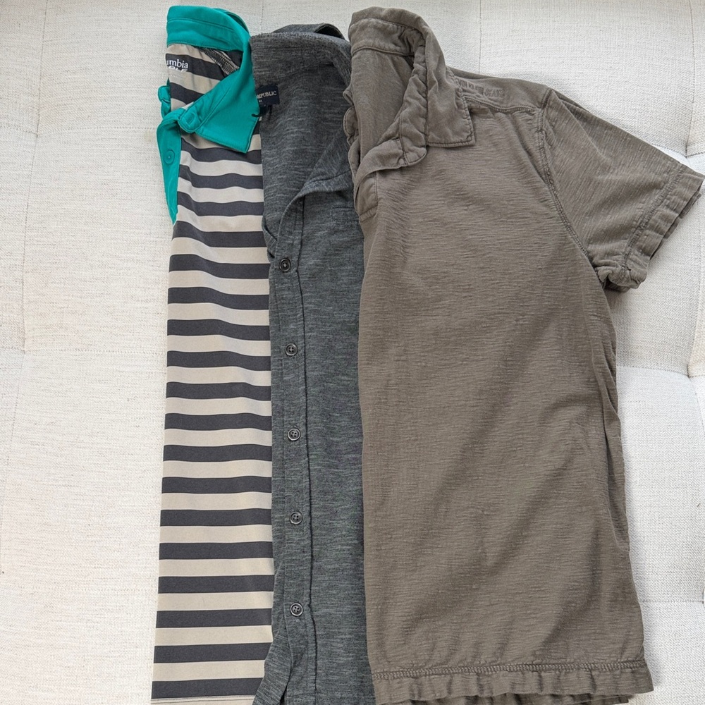 Set of Three Men’s Shirts - Size Medium